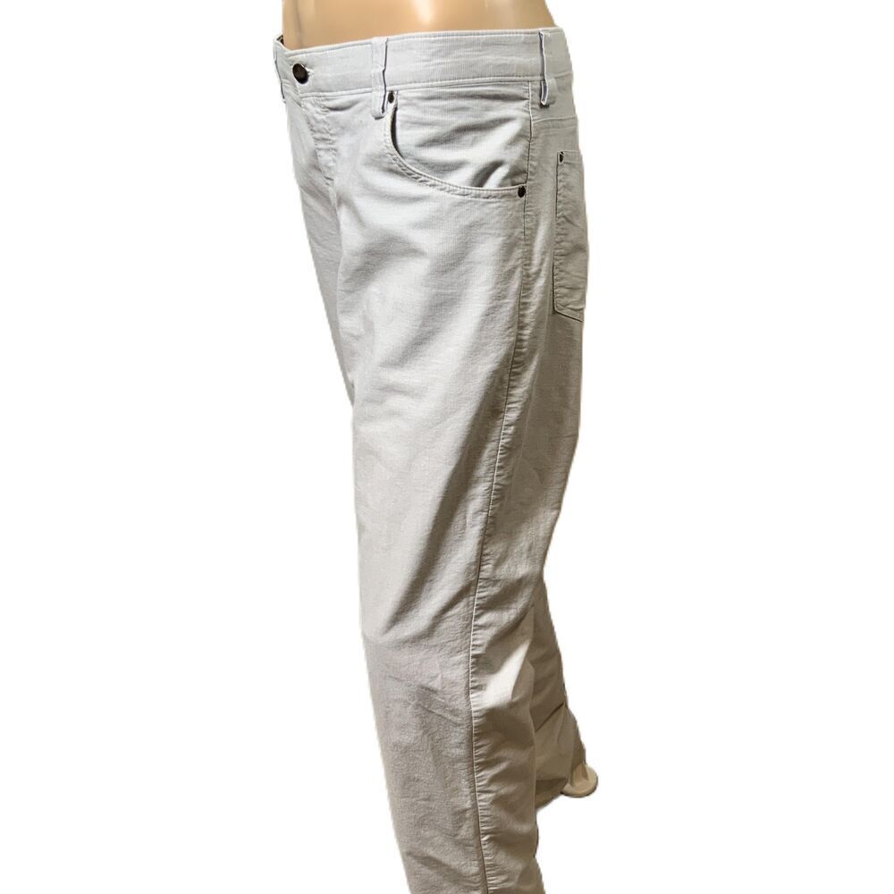 Bertini Light Grey 5 Pocket Button Closure Casual Pants Size 38 Preppy Academia - Picture 7 of 12